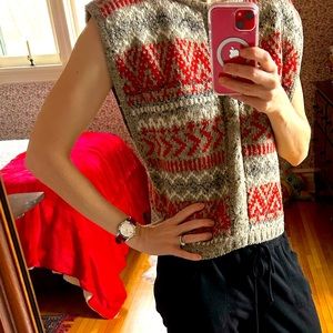 Vintage wool sweater top